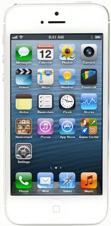 Смартфон Apple iPhone 5 64Gb White & Silver - Лабинск